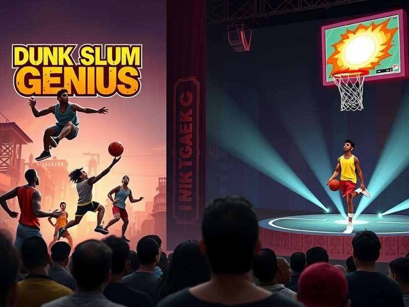 Indian players gathering to play Dunk Slum Genius together
